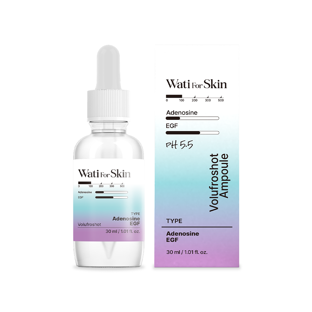 Омолаживающая сыворотка с аденозином и EGF, 30мл, Wati For Skin
